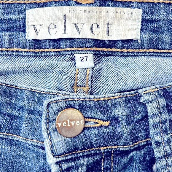 Velvet by Graham & Spencer Skinny Jeans Size 27 - Picture 3 of 9